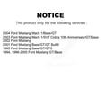 thumbnail image 2 of Positive Plus Rear Semi-Metallic Disc Brake Pads PPF-D627 for Car Ford Mustang, 2 of 8