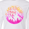 thumbnail image 4 of Inktastic Gatlinburg, Tennessee- Mountains in Sunrise Colors Long Sleeve Youth T-Shirt, 4 of 5