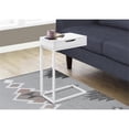 thumbnail image 3 of Home Square 1 Drawer Metal Accent Table in White Finish - Set of 2, 3 of 6