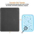 thumbnail image 2 of Wolfi Tapete Arena Gatos Extra Grande Panal Doble Capa Prueba Orina Agua Fácil Limpiar Gris, 2 of 8