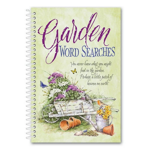 Garden Word Searches, (Spiral-Bound)