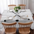 thumbnail image 3 of Ice Hockey Table Cloth Waterproof Tablecloths, Farmhouse Rustic Ball Sport Game Wooden Grain Tablecloth Dining Table Cover for Kitchen Party Tabletop Outdoor, Rectangle Tablecloth 52x70 Inch, 3 of 9