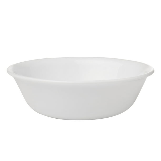 Corelle Livingware 10 Ounce Winter Frost White Dessert Bowl Walmart