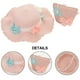 thumbnail image 3 of Sombrero de paja para mujer con circunferencia de 56-58 cm, sombrero de ala grande para playa, sombrero de protección solar con forma de mariposa y conjunto de bolsa de paja, 3 of 5