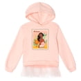 thumbnail image 2 of Disney Moana Fleece Pullover Peplum Hoodie and Flare Leggings Outfit Set Infant to Big Kid, 2 of 5