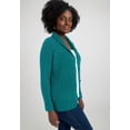 thumbnail image 3 of Jessica London Women's Plus Size Cable Blazer Sweater, 3 of 6