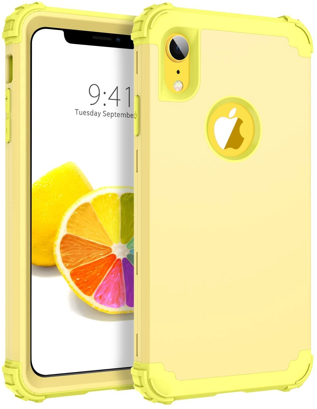 BENTOBEN iPhone XR Case, iPhone XR Phone Case, 3 in 1 Heavy Duty Rugged