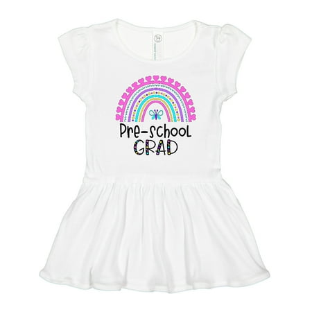 

Inktastic Pre-School Grad- Graduation Rainbow Gift Toddler Girl Dress