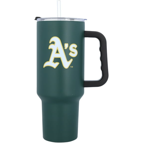 Oakland Athletics 40oz. Travel Tumbler with Handle