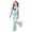 Mint Green, variant on Girl 2 Piece Summer Outfits Flare Pants Set Toddler 2 Piece Outfits Girls Heart Bow Short Sleeve Top Bell Bottom Girls Clothes Size 12-13 Years Black