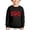 Black, variant on Boys Long Sleeve Crewneck Letter Print Sweatshirt Soft Casual Pullover Top For Kids Fall Winter Holiday Outfit