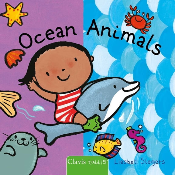 Ocean Animals, (Board Book)