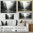 thumbnail image 4 of Designart "Veiled in Fog Canyon Mystery I" Landscapes Canvas Wall Art, 4 of 5