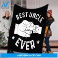 thumbnail image 3 of Couverture en Polaire Best Uncle Ever Cadeau pour Oncle, 3 of 3