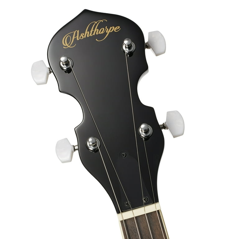Ashthorpe 5-String Banjo for Beginners, Full Size with 24 Ashthorpe 5-String Banjo for Beginners, Full Size with 24