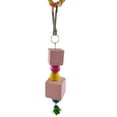 thumbnail image 2 of Flmtop Grindstone Bell Pet Parrot Bird Bite Teeth Grinding Toy Cage Hanging Decor, 2 of 8