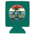 thumbnail image 2 of Retro Palm Trees Can Coolie (Turquoise), 2 of 3