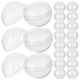 thumbnail image 3 of 50 bolas de plástico transparente multiusos, redondas y retorcidas, rellenables y transparentes., 3 of 7