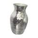 thumbnail image 2 of Jarrón de cristal estilo disco, hecho a mano, con diseño único de flores, ideal para centros de mesa, fiestas, salas de estar y decoración del hogar., 2 of 8