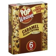Pop Weaver Caramel Glazed Microwave Popcorn, 6 pk