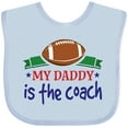 thumbnail image 3 of Inktastic Football Daddy is the Coach Childs Boys Baby Bib, 3 of 4