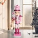 thumbnail image 5 of Figura de marioneta de cascanueces de 35 cm, Cascanueces navideños, Estatua de soldado de madera de juguete, Molino, 5 of 8