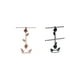 thumbnail image 5 of Estante de Metal Sonducket para collar de rosas 64 ganchos organizador de joyería negro, 5 of 6