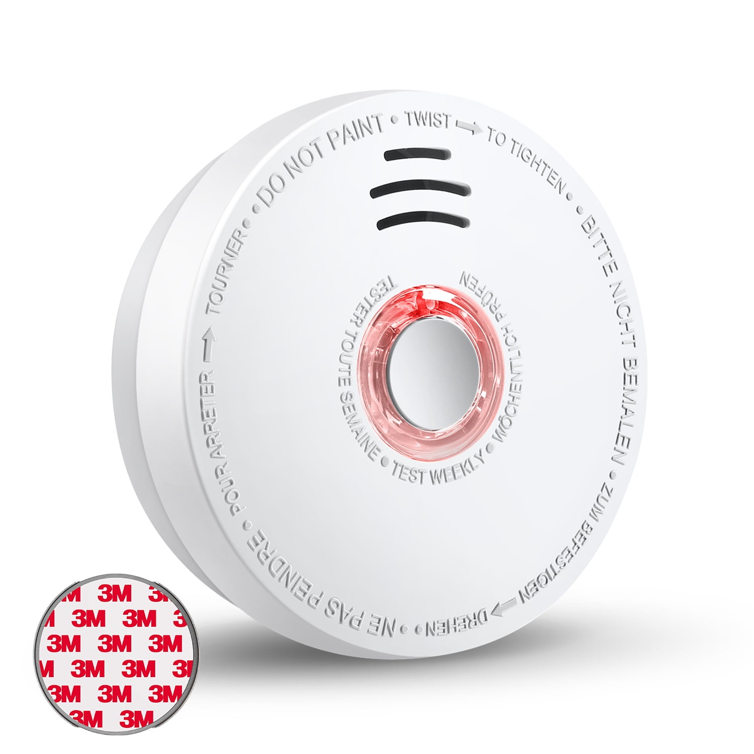 FireAngel 2 x Home Fire Alarm Smoke Detector  Fireangel Twin Pack with Batteries 
