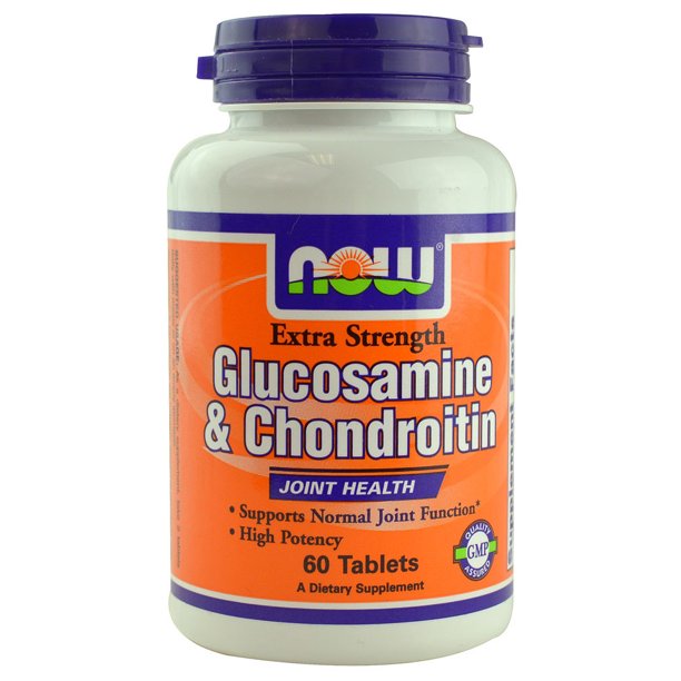 Now Glucosamine & Chondroitin Extra Strength 60 Tablets
