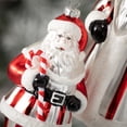 thumbnail image 2 of 7"H and 6.5"H Sullivans Santa Ornament - Set of 2, Multicolored Christmas Ornaments, 2 of 3