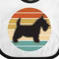 thumbnail image 4 of Inktastic Scottie Dog Vintage Scottish Terrier Boys or Girls Baby Bib, 4 of 4