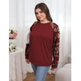 thumbnail image 6 of FOLUNSI Pullover Sweatshirt - Crew Neck, Long Sleeve - Women's Plus 2XL, 6 of 8
