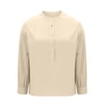 thumbnail image 2 of Neewe Womens Long Sleeve Shirts Casual Summer Fashion Ladie Tops Loose Fit Spring Lightweight Clothes Beach Vacation, 2 of 5
