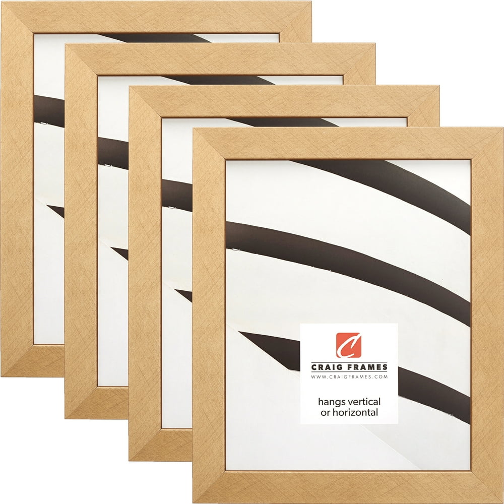 Craig Frames Essentials, 24x36 inch Picture Frame, Gold, Set of 4