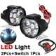 thumbnail image 3 of Homel 2PCs 6 led motorcycle super bright waterproof headlight with switch universal scooter fog spotlight 6500K White motorcycle DRL lamp, 3 of 5