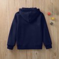 thumbnail image 6 of TOWED22 Girls Zip Up Hoodies Full-Zip Hoodie Kids Casual Sweatshirt Spring Fall Jackets with Pockets,Navy,11-12 Y, 6 of 8
