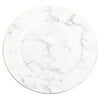 Marble Charger Plates, 4-Pack Faux White Gray Marble Luxury Plates for Upscale Parties, Weddings, Dinner Parties