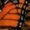 LM414, variant on ORANGE MONARCH BUTTERFLY PATTERNED Dress Fashion Beach Short Sleeve Dresses Female Party Printed Sundress