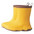 thumbnail image 1 of Gyexs Toddler Boy Rain Boots Waterproof Solid Color Boots with Easy on Handles Waterproof Solid Color Boots with Easy on Handles Light Yellow, 5-6 Years, 1 of 2