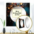 thumbnail image 3 of Designart "Capturing Moments in Motion with a Watch" Fashion Square Mirror For Wall Decor - Large Gold Square Printed Wall Mirror Art - Square Glam Mirror - Wall Mounted Square Large Mirror, 3 of 5