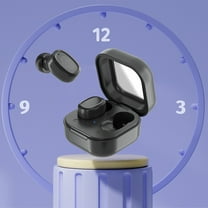 Earphone wireless, maho Wireless Earbuds Mini Ear Buds Bluetooth Headphones 5.3 Light-Weight Earphones With Microphone, Black, Up To 60% Off