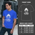 thumbnail image 4 of Greenyef Graphics I Paused My Game to Be Here Gamer Gift Funny Tee Men's T-Shirt Style-36 (Royal Blue & White, Small), 4 of 6