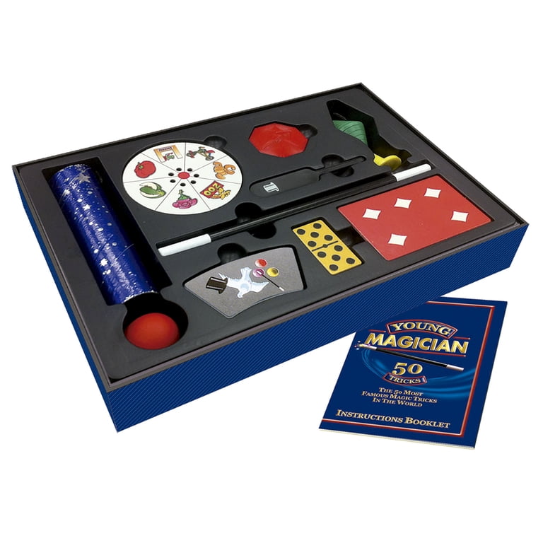 Educa, The Young Magician 50-Trick Magic Set, wand, cup and ball