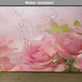thumbnail image 6 of Ambesonne Valentine Place Mats Set of 4, Romantic Roses Bridal, Standard Size, Pink Coral Green, 6 of 6