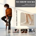 thumbnail image 3 of No Show Socks Men Non Slip Low Cut Thin Socks for Loafers Boat 6 Pairs, 3 of 5