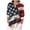 Navy, variant on vigerkar 250 Anniversary USA Shirt Women Long Sleeve Button Down American Flag Shirts 4th of July Patriotic Tops Blouses 2026 (Brick Red, L)