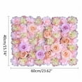 thumbnail image 2 of 5 Pcs Artificial Silk Flower Wall Panel Backdrop DIY Wedding Background Decor, 2 of 11