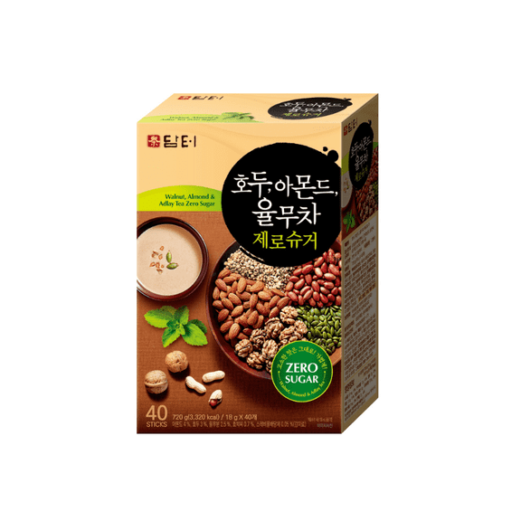 Damtuh Zero Sugar Walnut Almond Adlay Powdered Tea – 40 Sticks