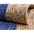 thumbnail image 5 of Avgari Creation Eco Friendly Blue Hand Braided Rectangle Living Room ,Office Area Rug Rag Rug Modern Carpet 2x12" Sq Feet, 5 of 5