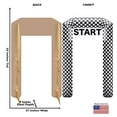 thumbnail image 5 of Cardboard People Finish Line Life Size Cardboard Cutout Standup, 5 of 5